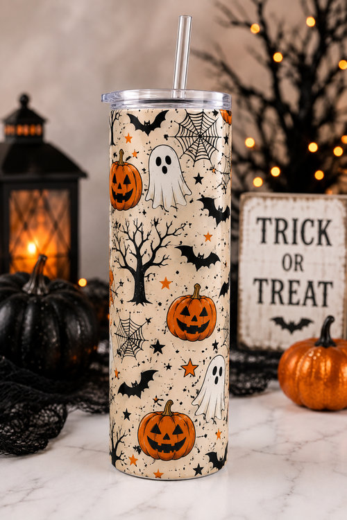 20 oz Skinny Tumbler with Straw